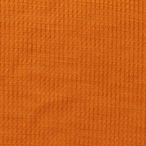 Slub Polyester Viscose Waffle Knit Fabric, 145 gsm, 170 cm — Orange