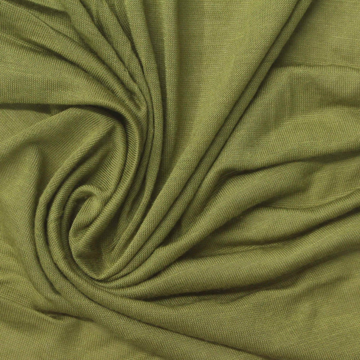 100% Viscose Jersey Knit Fabric, 80 gsm, 180 cm — Green