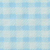 Light Blue Check Interlock Knit, Poly-Viscose — texture