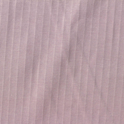 Cotton Stretch Rib Knit Fabric, 218 gsm, 160 cm — Pink