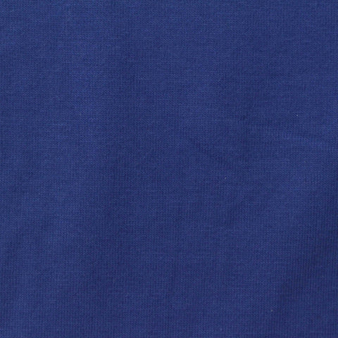 Cotton Stretch Jersey Knit Fabric, 265 gsm, 160 cm — Navy