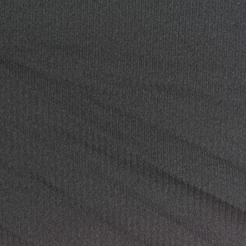 Polyester Stretch Rib Knit Fabric, 235 gsm, 150 cm — Grey