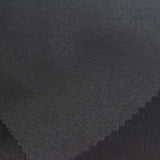 Viscose Polyester Stretch Interlock Knit Fabric, 352 gsm, 156 cm — Black