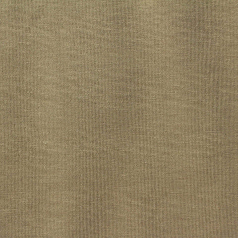 Cotton Stretch Jersey Knit Fabric, 212 gsm, 156 cm — Khaki