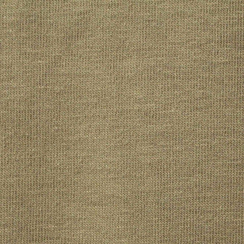Cotton Stretch Jersey Knit Fabric, 212 gsm, 156 cm — Khaki