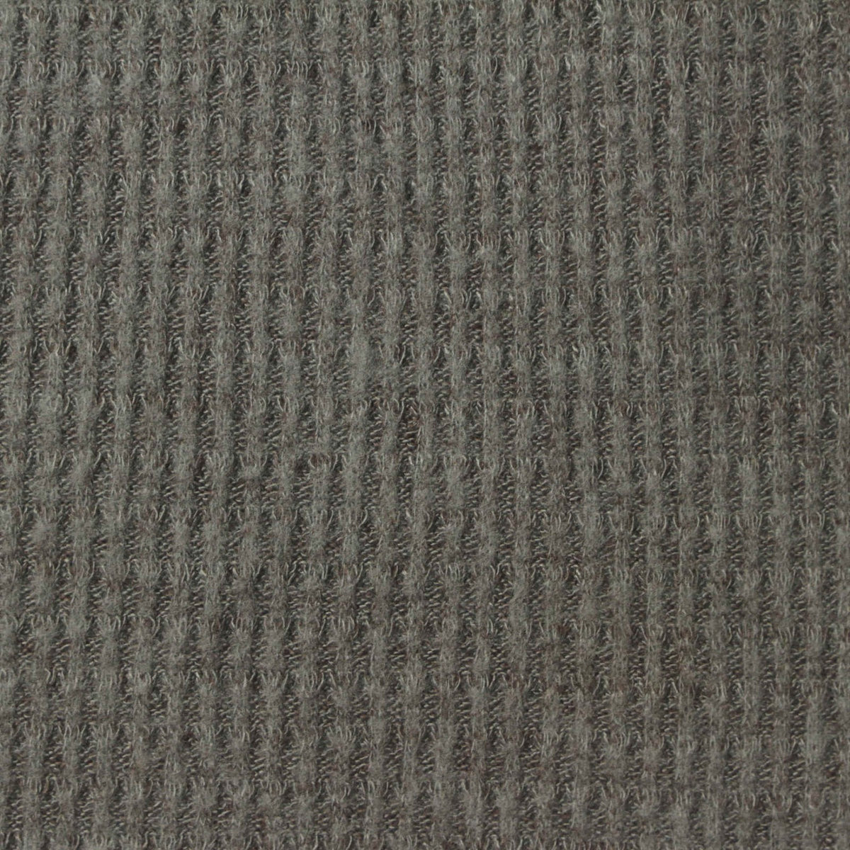 Viscose Polyester Stretch Waffle Knit Fabric, 191 gsm, 186 cm — Grey