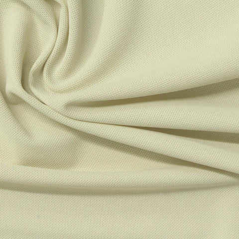 Nylon Stretch Piqué Knit Fabric, 170 gsm, 165 cm — Khaki