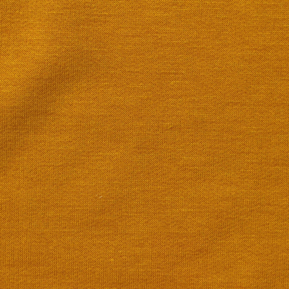 Brushed Polyester Viscose Stretch French Terry Fabric, 190 gsm, 170 cm — Yellow