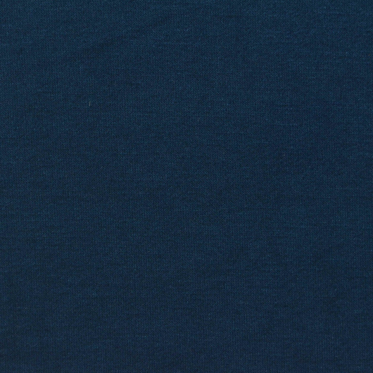 Polyester Viscose Stretch French Terry Fabric, 250 gsm, 165 cm — Navy