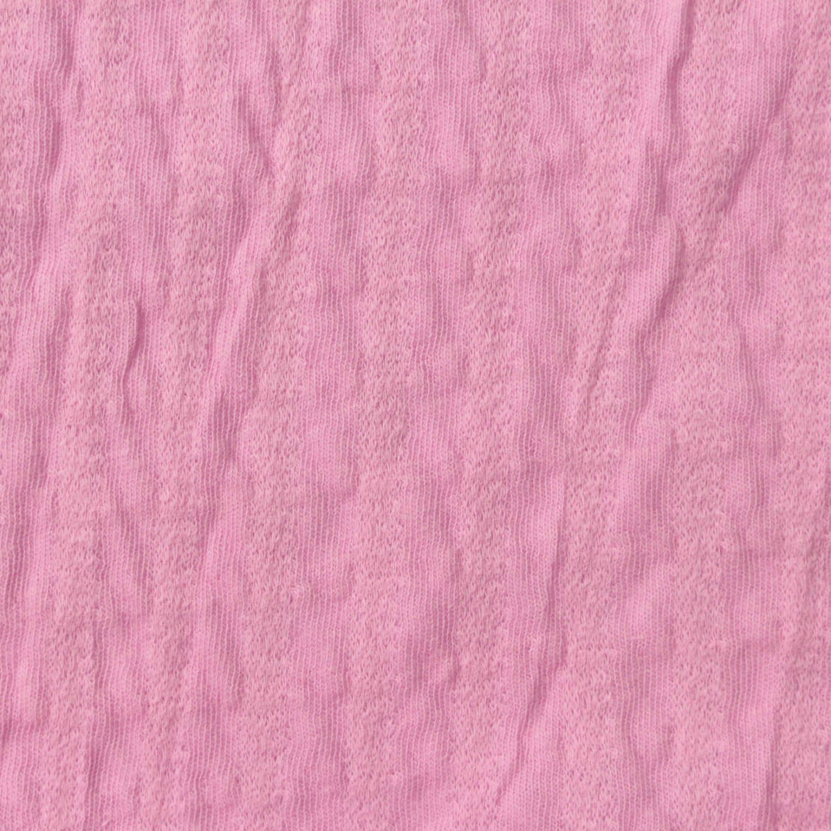 Pink Openwork-Diamond Jersey Knit, Cotton