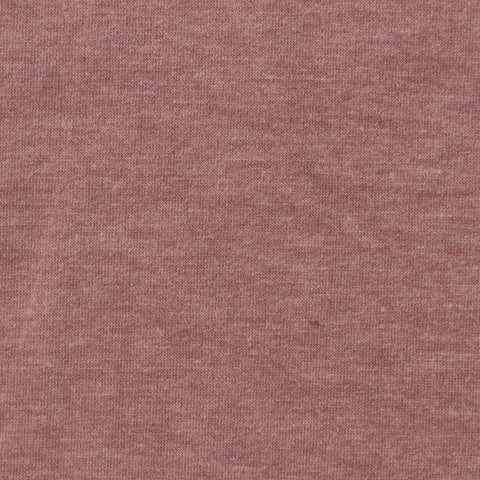 Dusty Rose Marl French Terry, Poly-Viscose