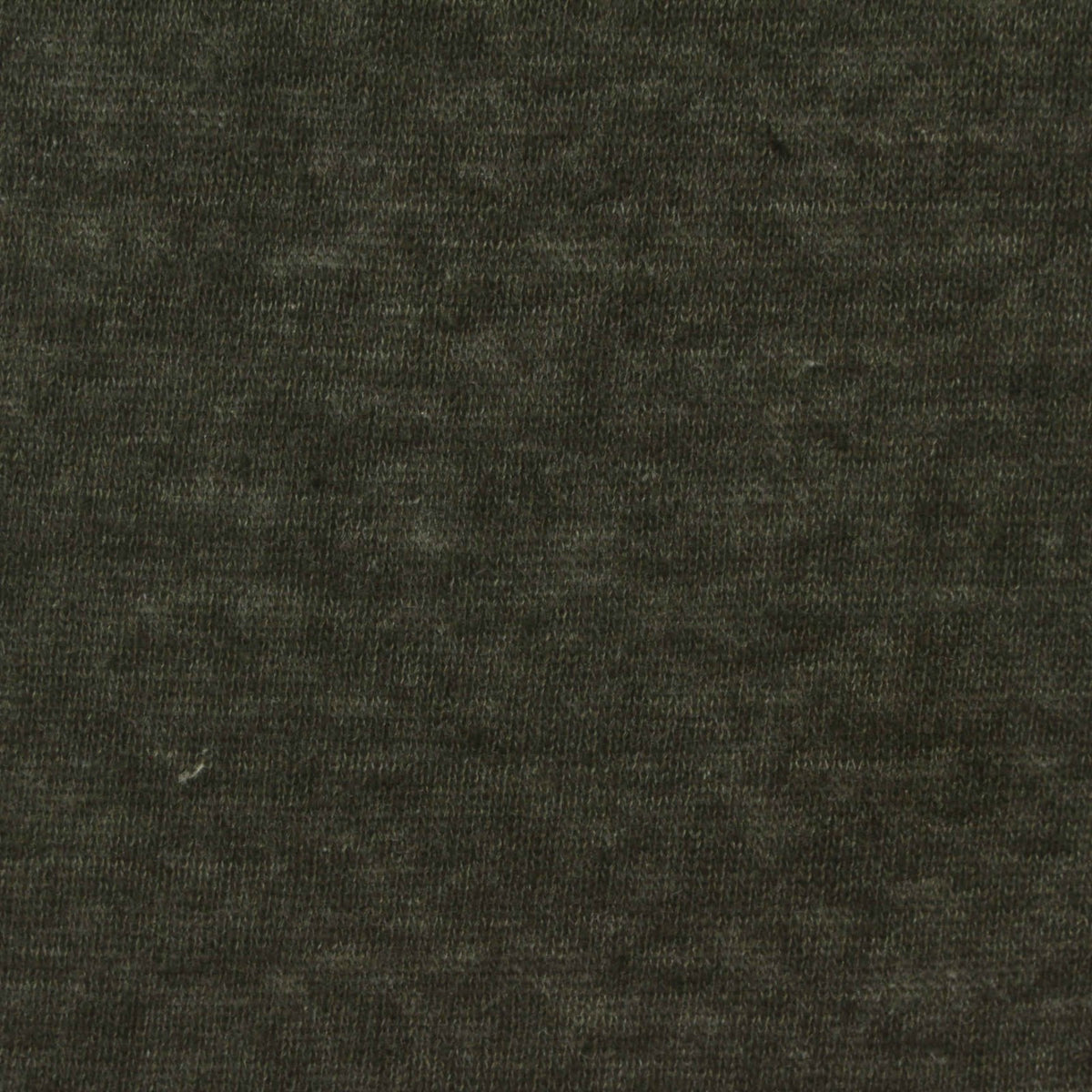 Dark Green Marl Jersey Knit, Cotton-Poly, 145 gsm