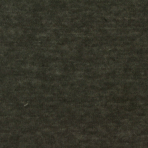 Dark Green Marl Jersey Knit, Cotton-Poly, 145 gsm