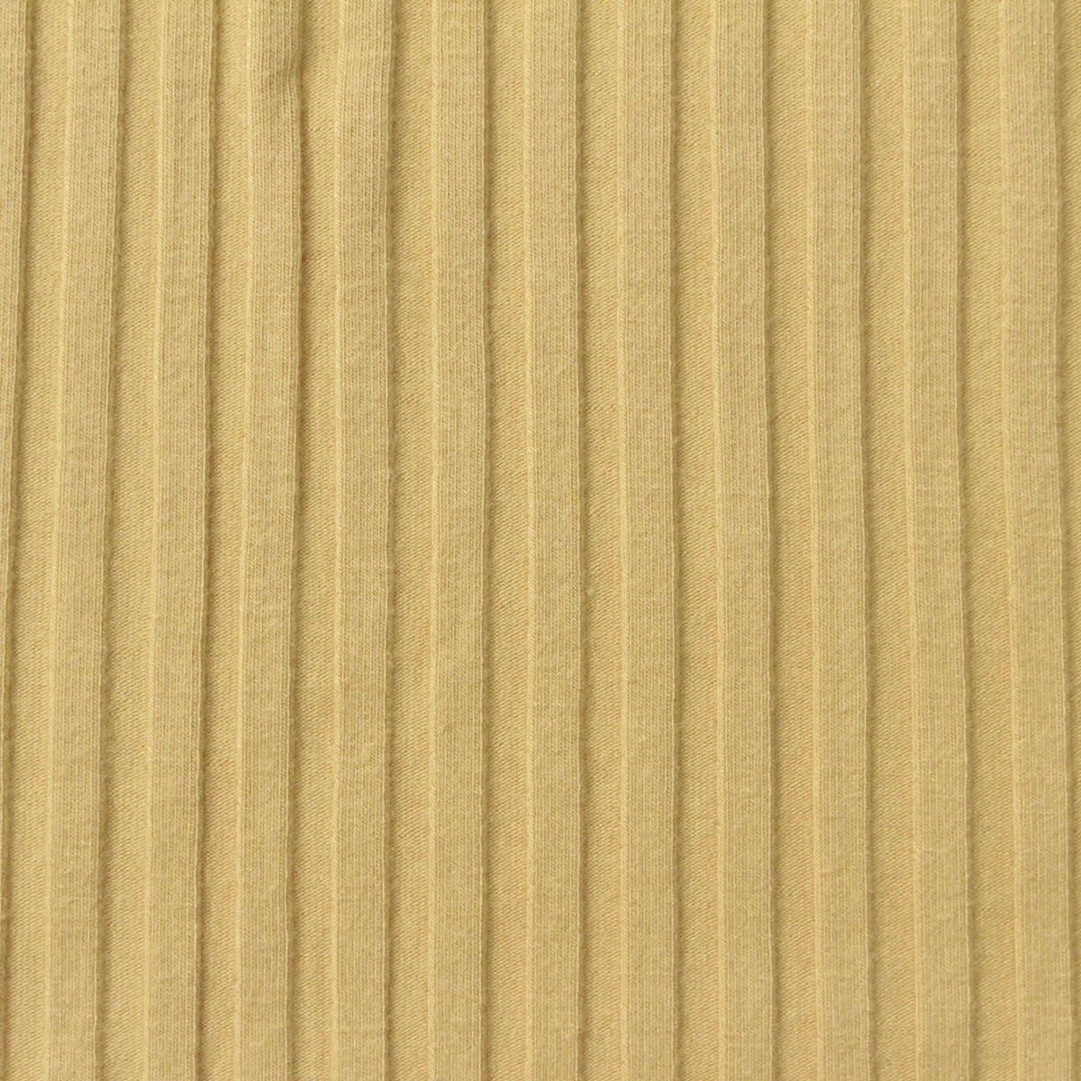 Viscose Stretch Rib Knit Fabric, 315 gsm, 130 cm — Khaki