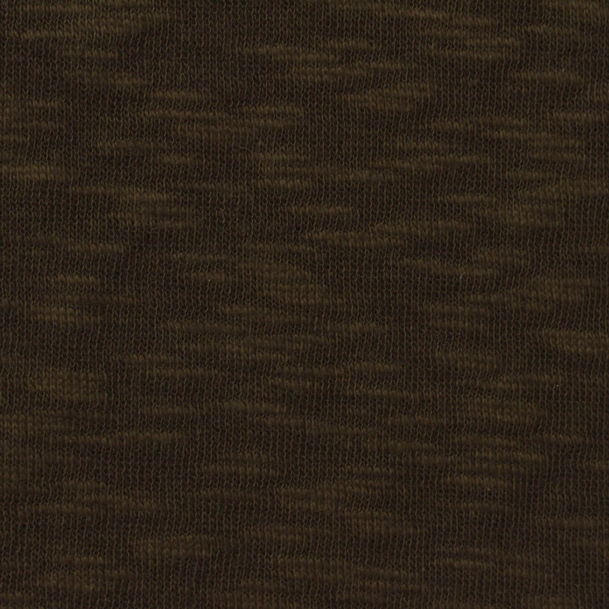 Dark Brown Marl Scuba Knit, Cotton-Poly, 240 gsm