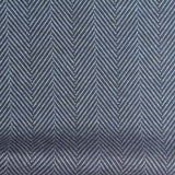 Blue Herringbone Jacquard, Poly-Viscose