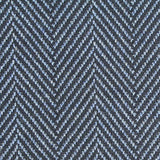 Blue Herringbone Jacquard, Poly-Viscose — texture