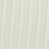 Cream Tone-on-Tone Rib Knit, Poly-Cotton