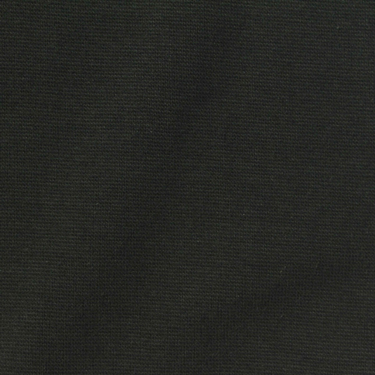 Cotton Stretch Rib Knit Fabric, 390 gsm, 165 cm — Black