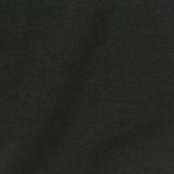 Cotton Stretch Rib Knit Fabric, 390 gsm, 165 cm — Black