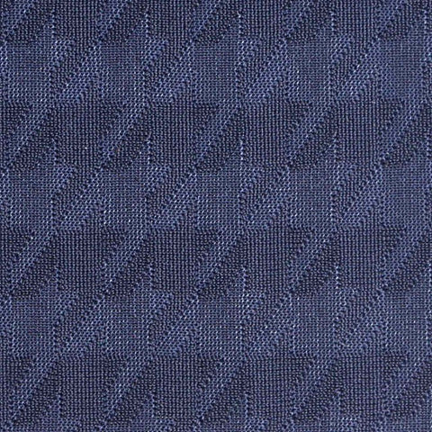 Dark Blue Houndstooth Jacquard, Nylon-Spandex