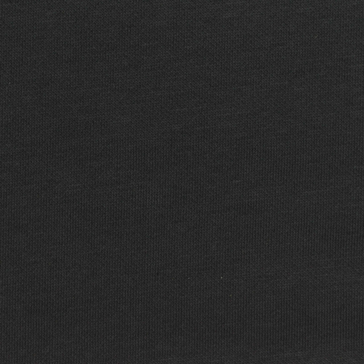 Polyester Cotton Stretch Fleece Fabric, 340 gsm, 188 cm — Black