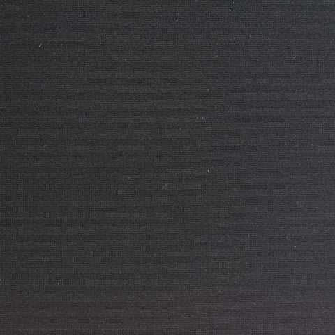 Viscose Nylon Stretch Ponte Knit Fabric, 340 gsm, 160 cm — Black