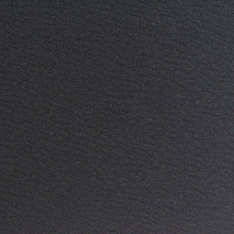 Polyester Stretch Knit Fabric, 370 gsm, 160 cm — Black