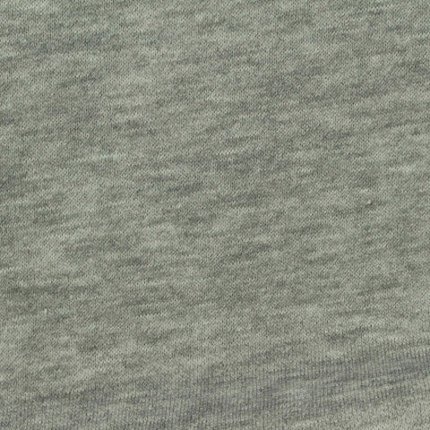 Grey Marl French Terry, Poly-Cotton, 280 gsm