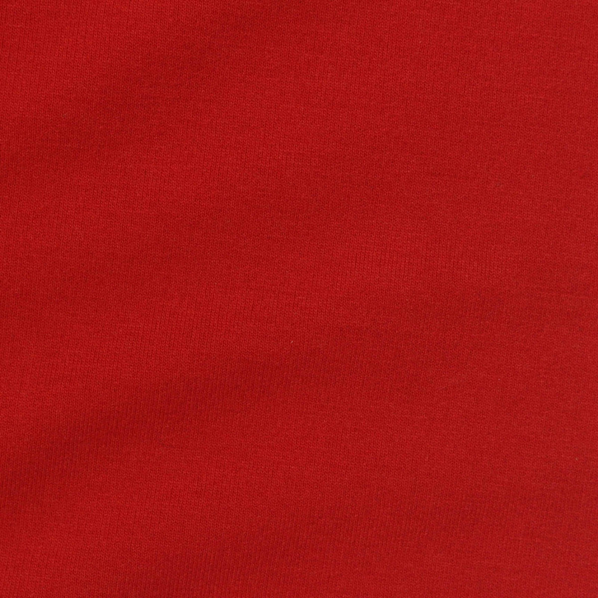 Brushed Polyester Viscose Stretch French Terry Fabric, 220 gsm, 160 cm — Red