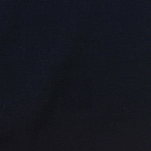 Cotton Stretch Interlock Knit Fabric, 205 gsm, 168 cm — Navy