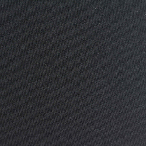 Tencel Lyocell Stretch Interlock Knit Fabric, 260 gsm, 175 cm — Black