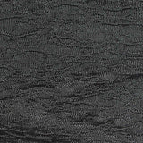 Jacquard Polyester Stretch Crepe Fabric, 250 gsm, 158 cm — Black — texture