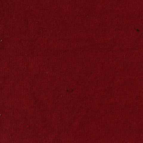 Brushed Polyester Viscose Stretch Chunky Knit Fabric, 186 gsm, 160 cm — Red