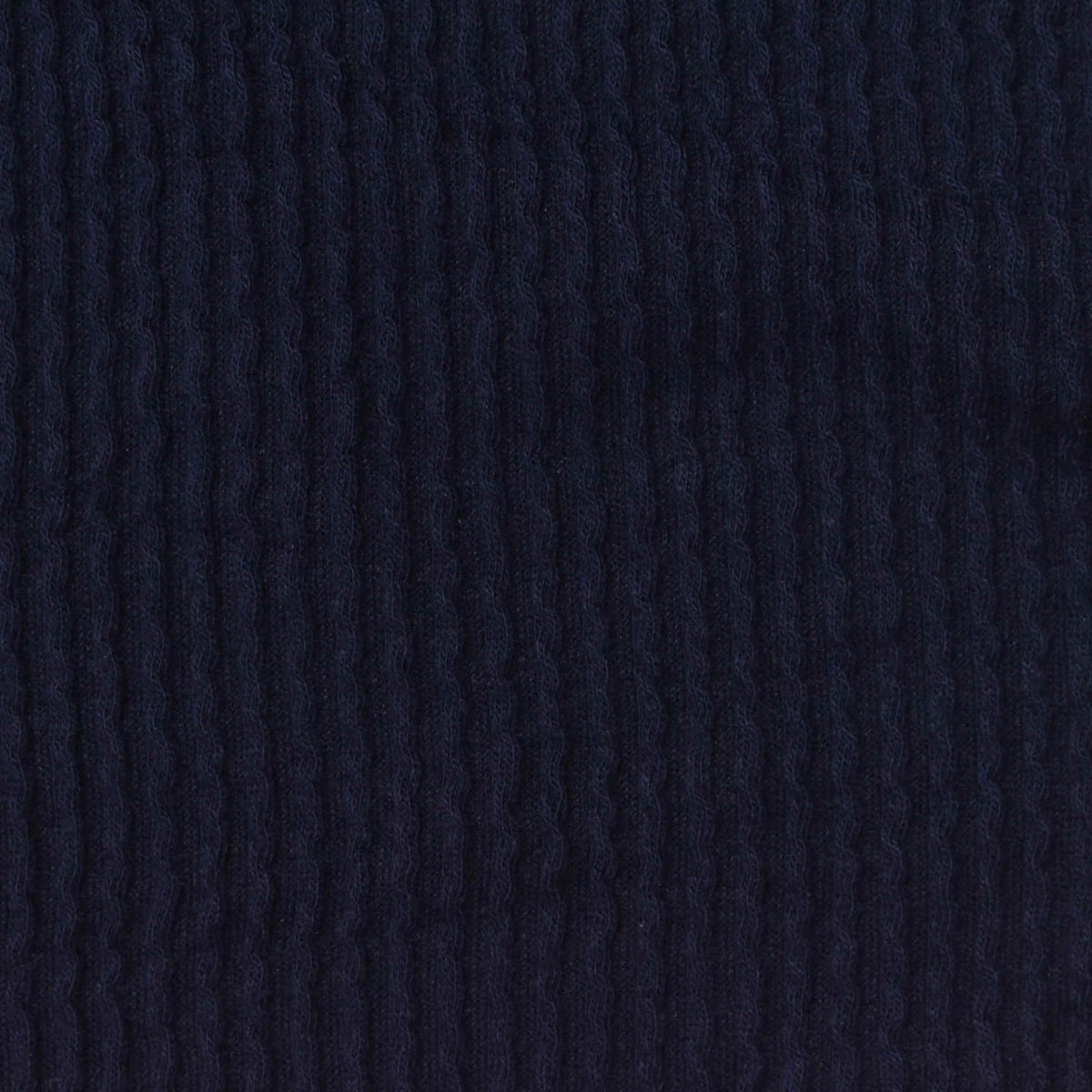 Polyester Viscose Stretch Jersey Knit Fabric, 235 gsm, 142 cm — Navy