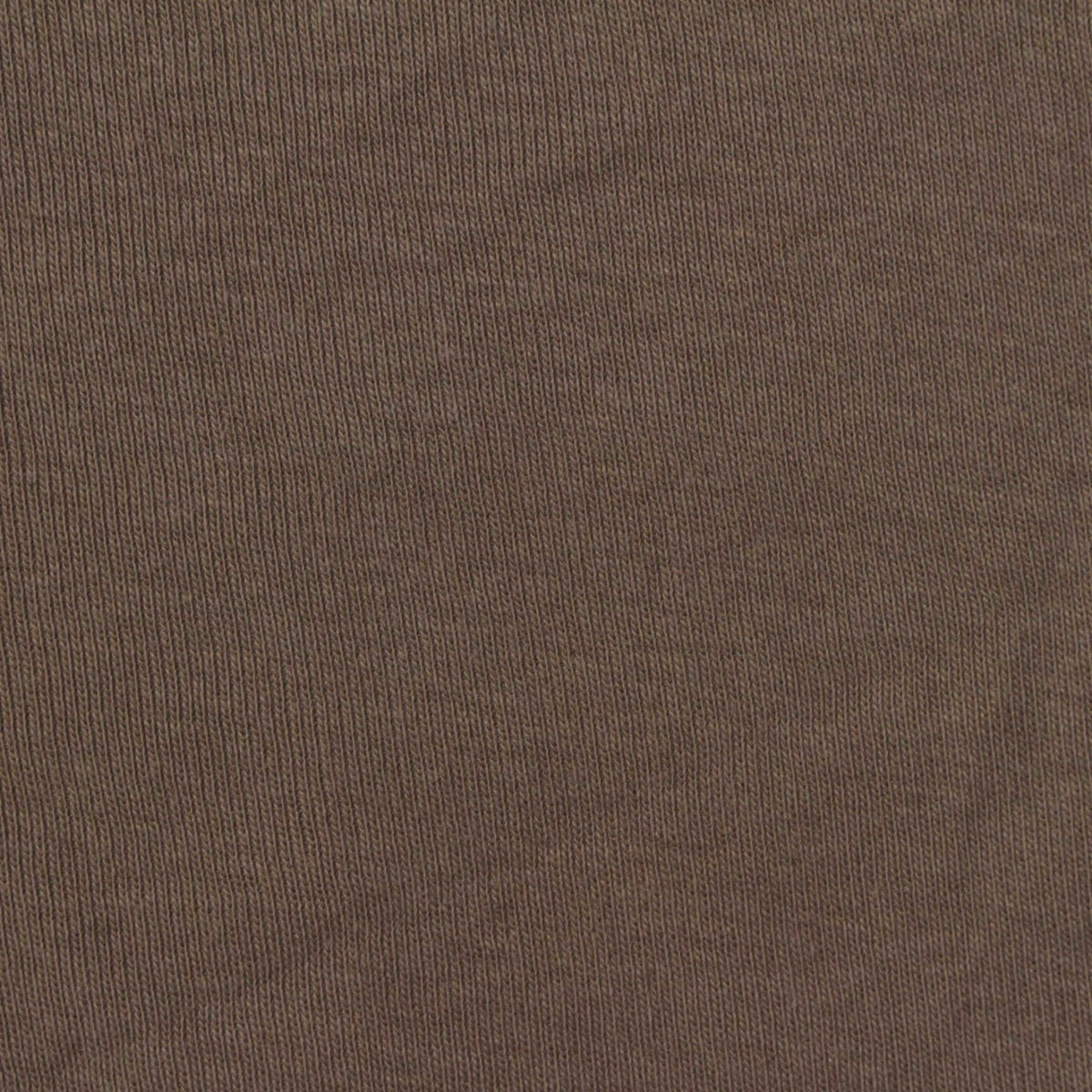 Brown Rib Knit, Cotton-Poly