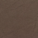 Cotton Polyester Rib Knit Fabric, 166 gsm, 186 cm — Brown