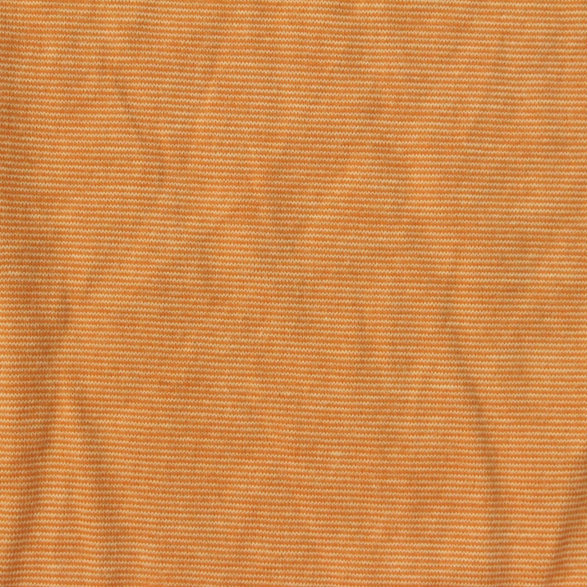 Orange Horizontal-Stripe Jersey Knit, Cotton-Poly, 148 gsm