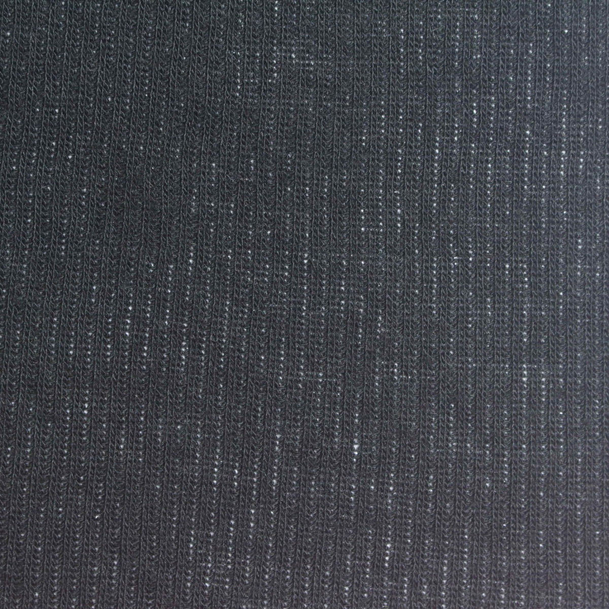 Dark Grey Marl Rib Knit, Poly-Viscose, 128 gsm