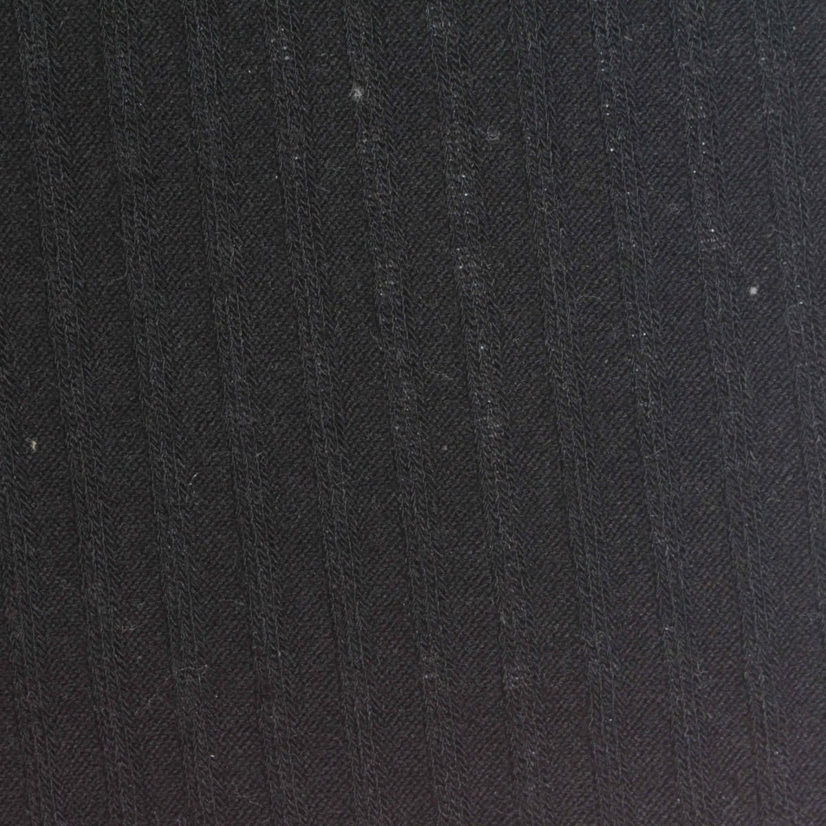 Dark Grey Vertical-Stripe Rib Knit, Poly-Viscose