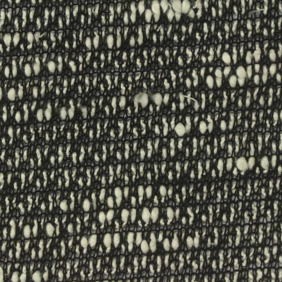 Black Marl Chunky Knit, Cotton-Poly, 280 gsm, 174 cm