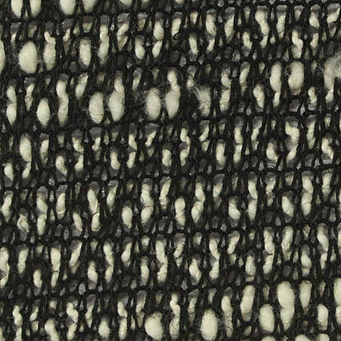 Black Marl Chunky Knit, Cotton-Poly, 280 gsm, 174 cm