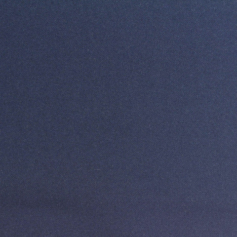 Viscose Nylon Stretch Ponte Knit Fabric, 265 gsm, 164 cm — Navy