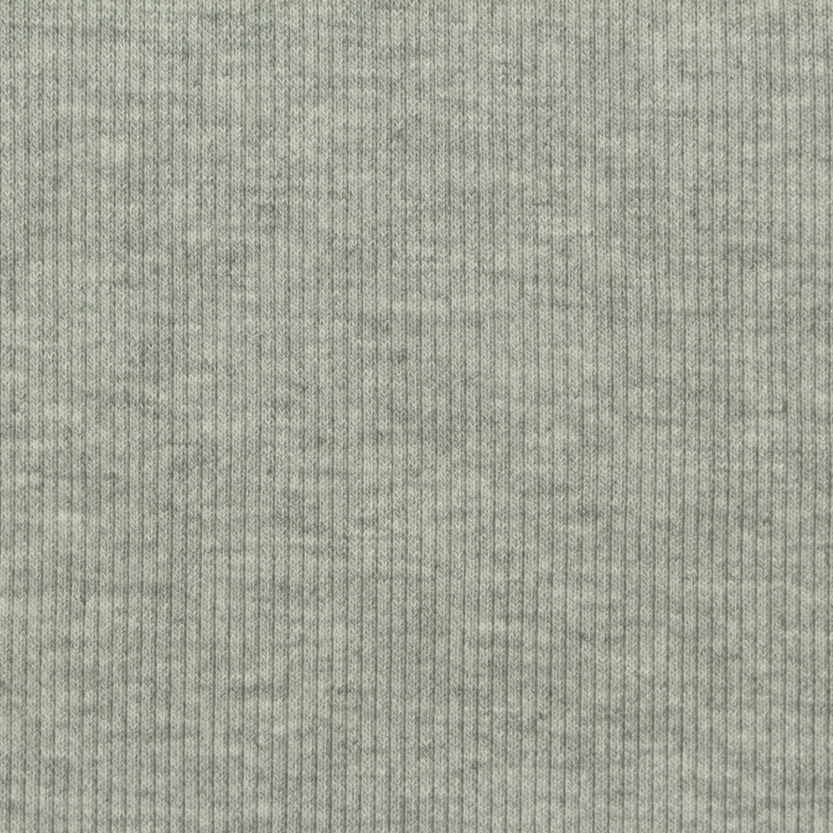 Grey Marl Rib Knit, Poly-Viscose, 335 gsm