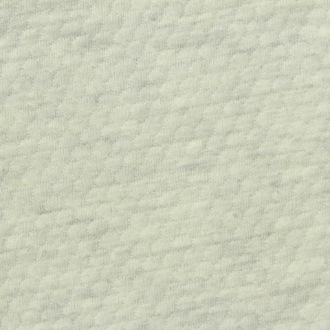 Jacquard Polyester Stretch Knit Fabric, 300 gsm, 180 cm — White