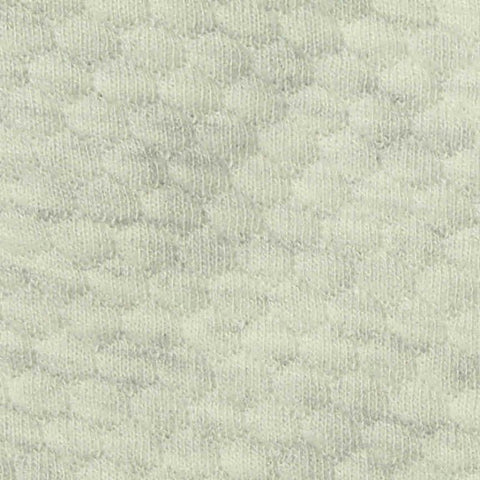 Light Off-White Tone-on-Tone Honeycomb Jacquard, Poly-Viscose