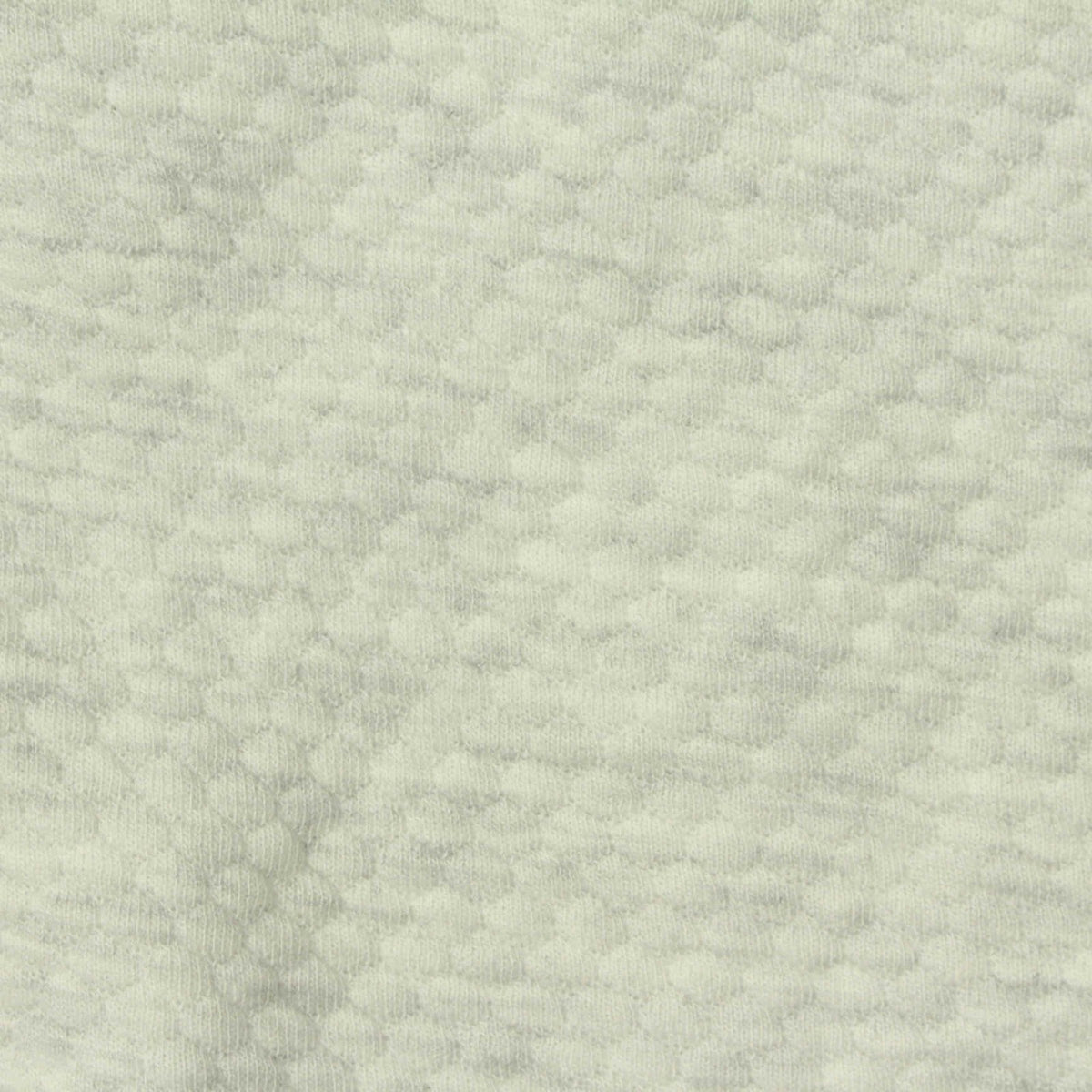 Light Off-White Tone-on-Tone Honeycomb Jacquard, Poly-Viscose