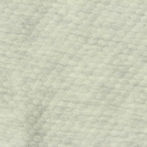 Light Off-White Tone-on-Tone Honeycomb Jacquard, Poly-Viscose