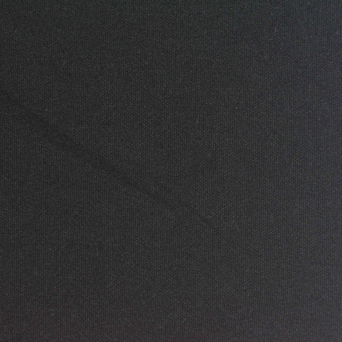 100% Polyester Interlock Knit Fabric, 250 gsm, 198 cm — Black