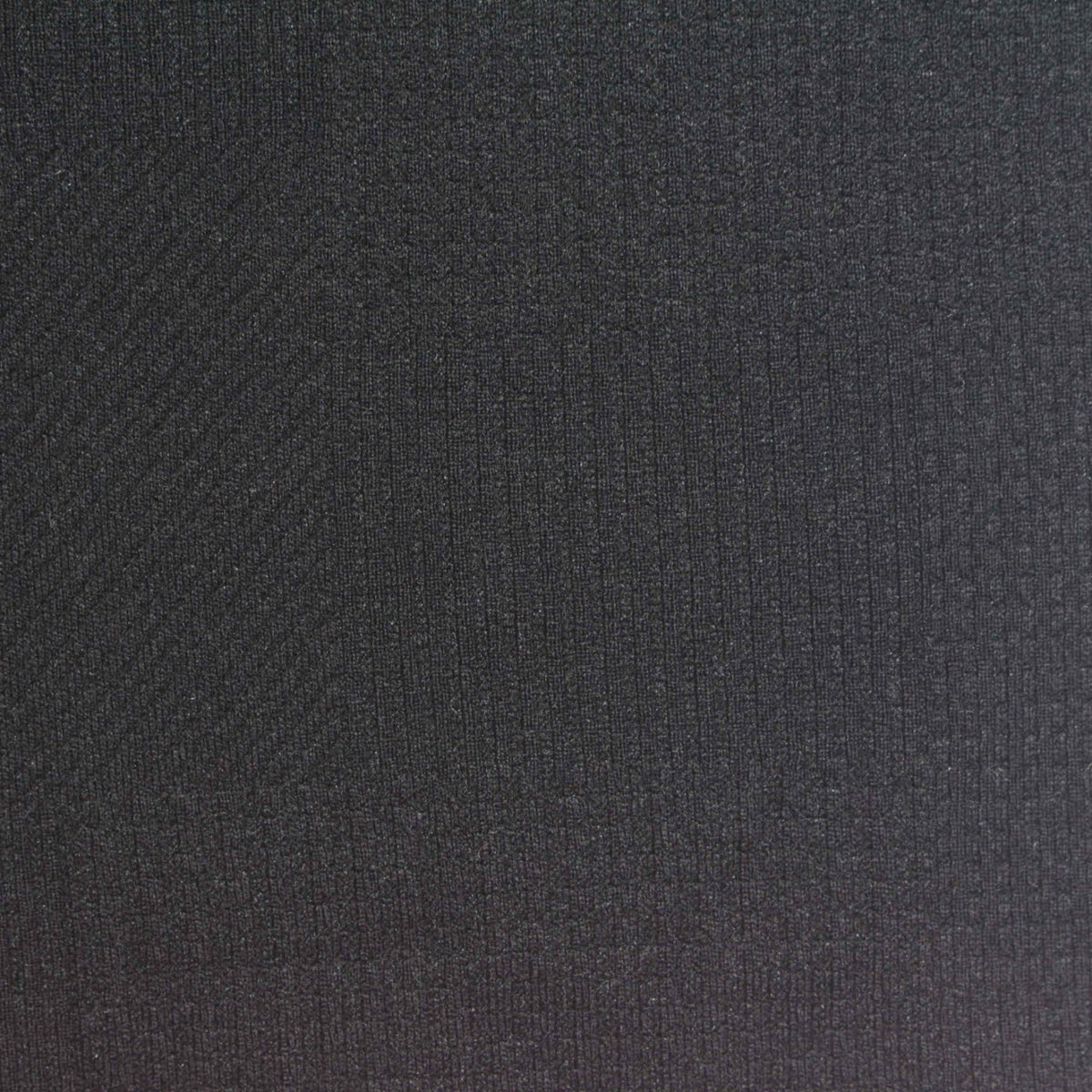 Jacquard Polyester Stretch Interlock Knit Fabric, 263 gsm, 176 cm — Black
